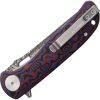 Dreamtech Linerlock Damascus Blue-Red