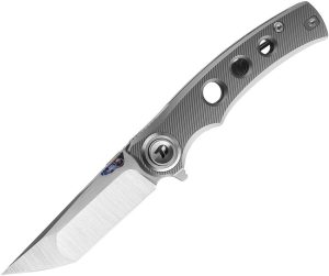 Dreamtech Button Lock Titanium Folding Knife M390 Tanto Blade