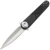 Dreamtech Button Lock CF Dagger - Carbon Fiber Handle