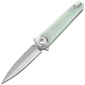 Dreamtech Button Lock Jade G10 Dagger Knife