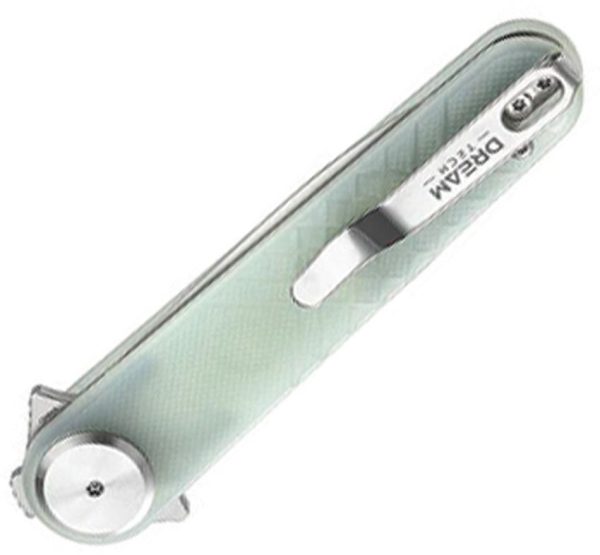 Dreamtech Button Lock Jade G10 Dagger Knife