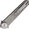Dreamtech Button Lock Gray Ti Folding Knife 14C28N Dagger Blade