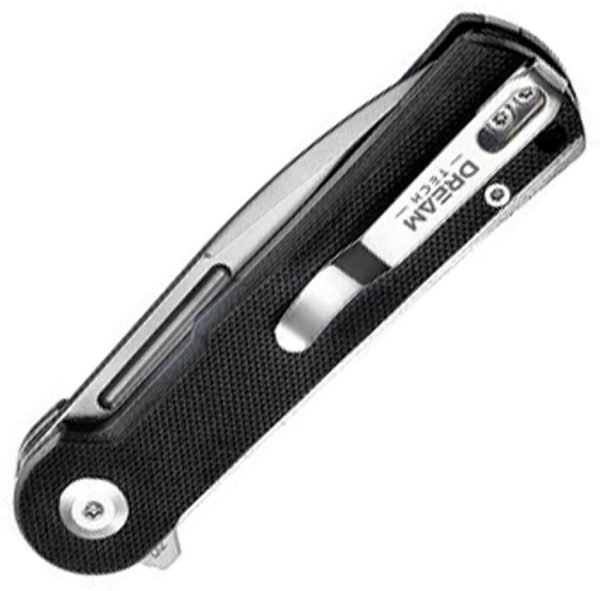 Dreamtech Button Lock G10 Black Drop Point
