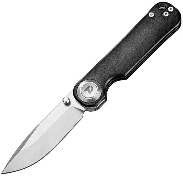 Dreamtech Button Lock Black Aluminum Drop Point