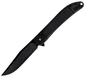 Dreamtech Framelock Black Ti D2 Folding Knife 3.13" Blade