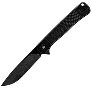 Dreamtech Framelock Ti Black D2 Steel Folding Knife 3" Blade