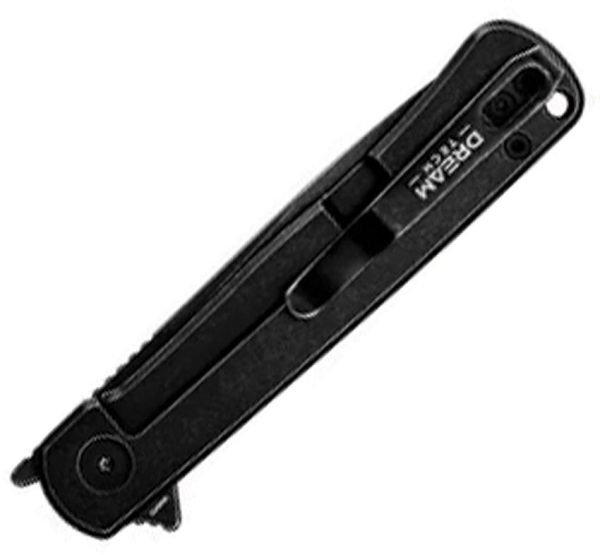 Dreamtech Framelock Ti Black D2 Steel Folding Knife 3" Blade
