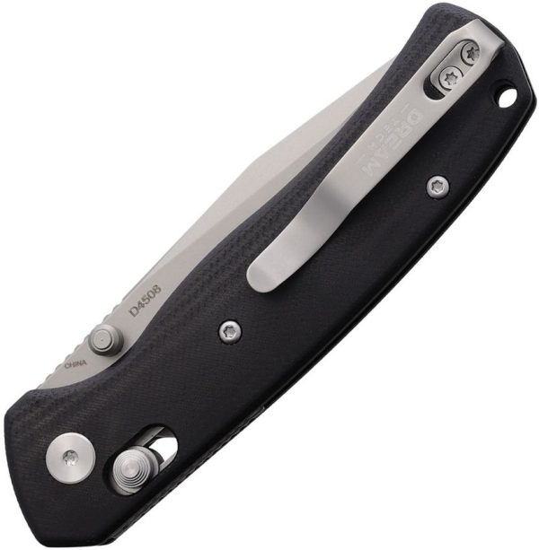 Dreamtech Axis Lock Black G10 Tanto Folding Knife