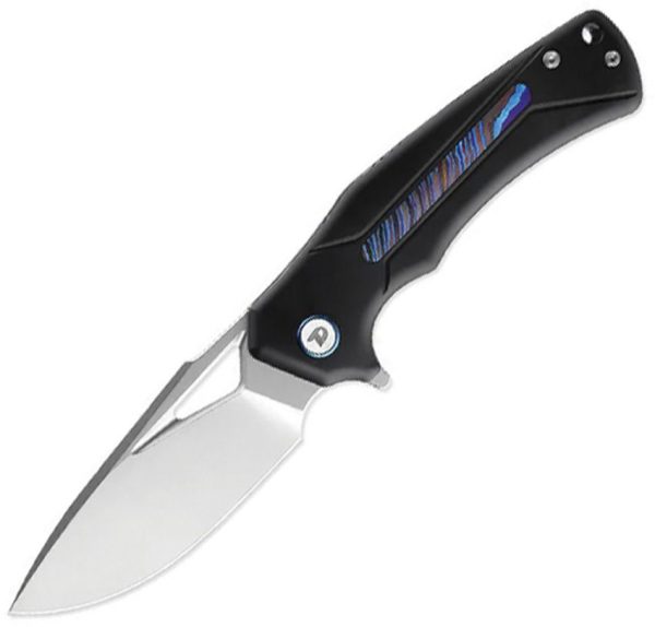 Dreamtech Framelock Ti/Zirconium M390 Folding Knife Black Titanium