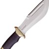 Down Under Razorback 7" 440C Fixed Blade Knife Leather Handle