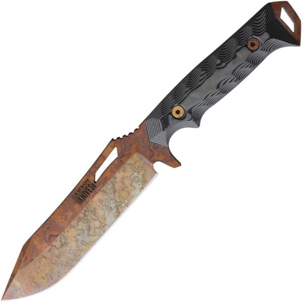 Dawson Shepherd XL Fixed Blade CPM MagnaCut Gray Black