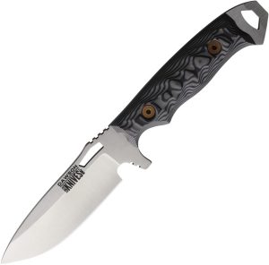 DW16067.jpg Dawson Nomad Fixed Blade CPM MagnaCut Gray Black Limited