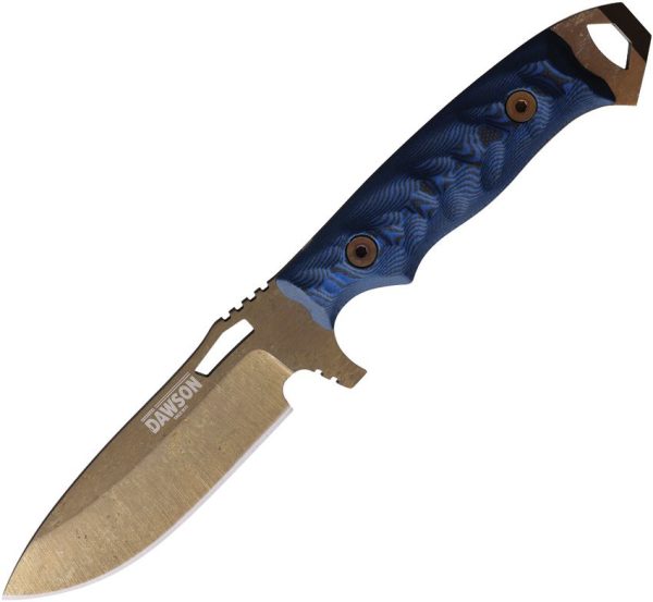 Dawson Nomad Fixed Blade CPM MagnaCut Black Blue