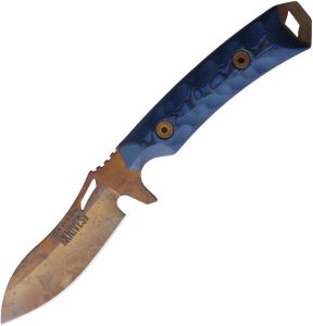 DW16364.jpg Dawson Knives Harvester Fixed Blade - Black/Blue G10