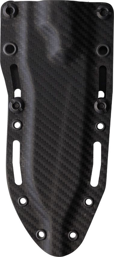 Dawson Knives Shepherd Fixed Blade - Black/White G10