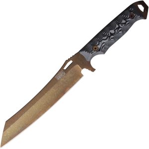DW16449.jpg Dawson Knives Wayfinder Fixed Blade - Black/White G10