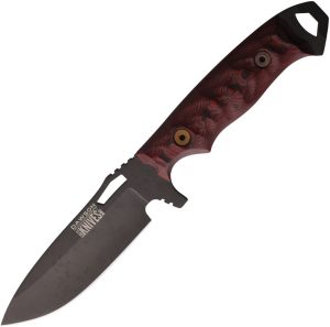 DW16500.jpg Dawson Knives Nomad Fixed Blade CPM MagnaCut 3.75" Red Black