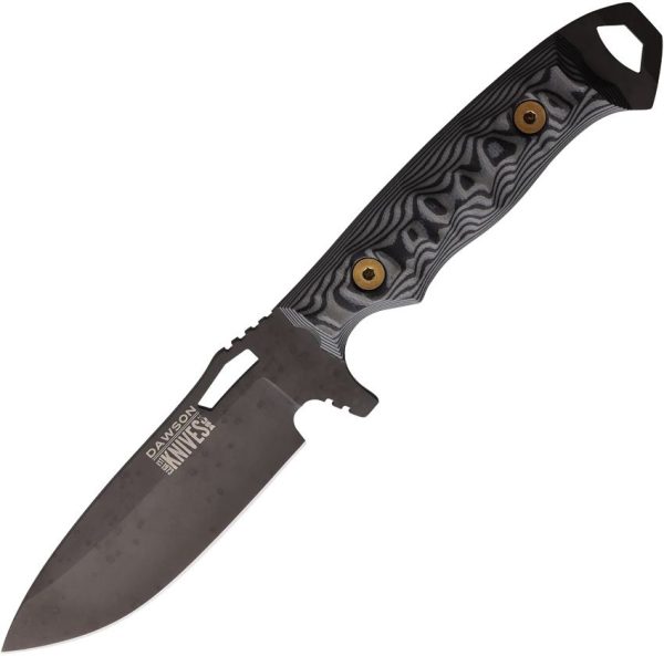 Dawson Knives Nomad Fixed Blade CPM MagnaCut 3.75" Black Gray