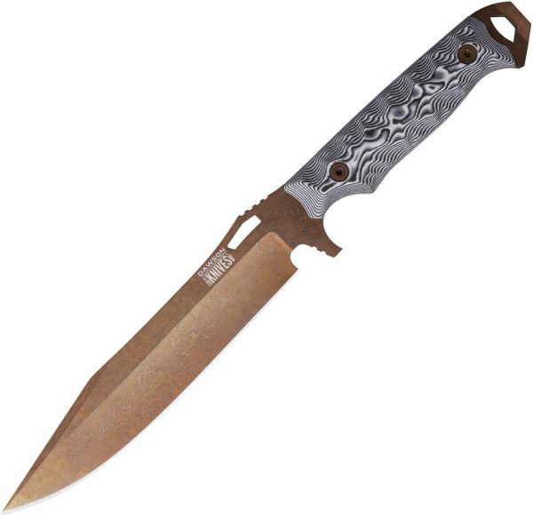 Dawson Knives Marauder XL Fixed Blade - Arizona Copper CPM MagnaCut