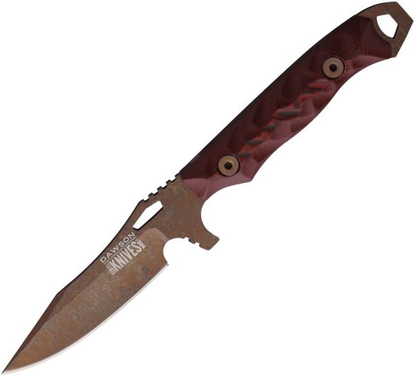 Dawson Knives Smuggler Fixed Blade - Arizona Copper CPM MagnaCut