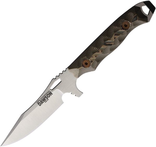 Dawson Knives Smuggler Fixed Blade CPM MagnaCut Camo G10