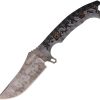 Dawson Knives Woodsman Fixed Blade - Black/Gray Upswept