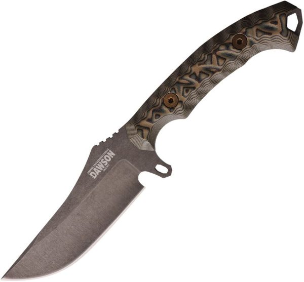 Dawson Knives Woodsman Fixed Blade - Ultrex Camo CPM MagnaCut