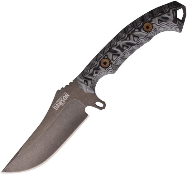 Dawson Knives Woodsman Fixed Blade CPM MagnaCut 3.63" Black