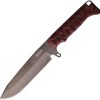 Dawson Knives Valor Fixed Blade CPM MagnaCut 5.5" Black/Red