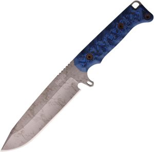 Dawson Knives Valor Fixed Blade CPM MagnaCut Black Blue G10