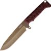 Dawson Knives Valor Fixed Blade CPM MagnaCut Black/Red G10