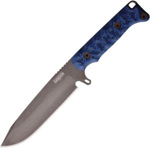 Dawson Knives Valor Fixed Blade CPM MagnaCut Black Blue G10