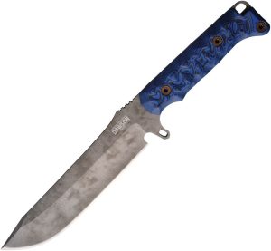 DW41690.jpg Dawson Knives Reaper Fixed Blade CPM MagnaCut 5.88" Black Blue