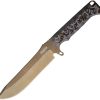 Dawson Knives Reaper Fixed Blade CPM MagnaCut 5.88" Black Gray