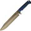 Dawson Knives Holdout Bowie Blue Black G10 Fixed Blade