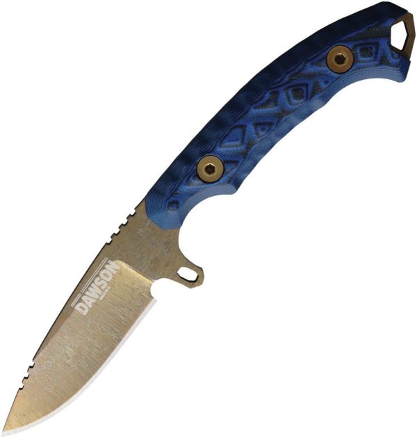 Dawson Knives Companion Blue Black G10 Folding Knife USA
