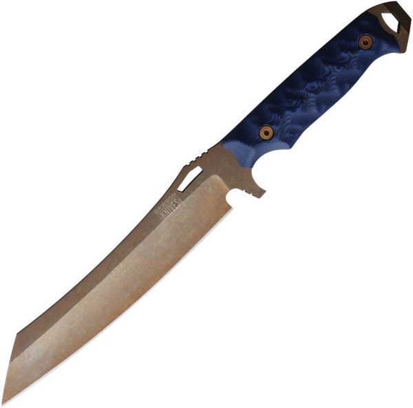 Dawson Knives Wayfinder Fixed Blade CPM MagnaCut Black Blue