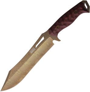 Dawson Knives Dominion Fixed Blade Black/Red