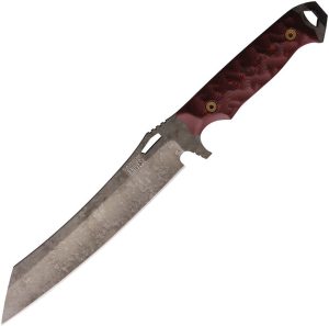 Dawson Knives Wayfinder Fixed Blade CPM MagnaCut Red/Black
