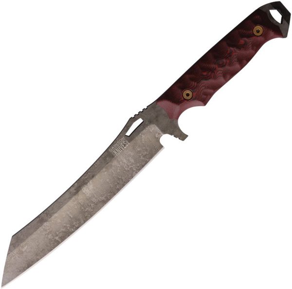 Dawson Knives Wayfinder Fixed Blade CPM MagnaCut Red/Black