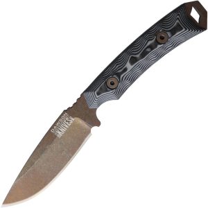 Dawson Knives Contractor Fixed Blade - Black/White G10