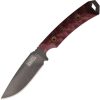 Dawson Knives Contractor Fixed Blade - Black/Red G10