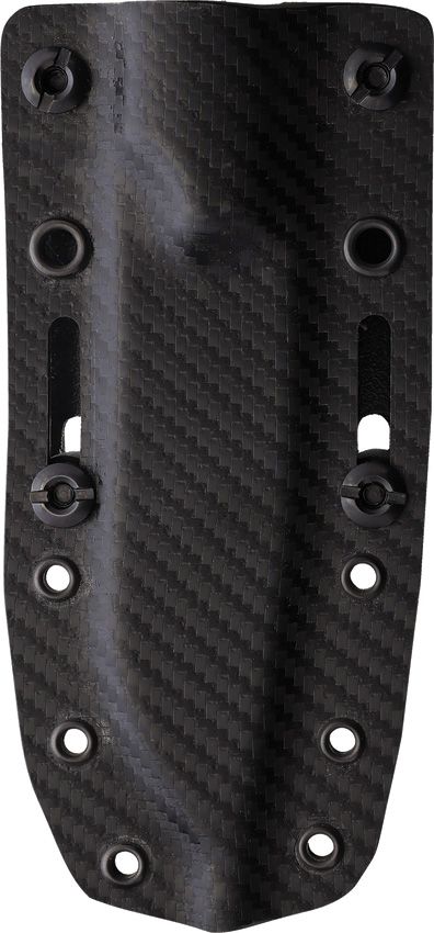 Dawson Knives Contractor Fixed Blade - Black/Red G10