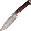 Dawson Knives Summit Fixed Blade CPM MagnaCut Red Black G10