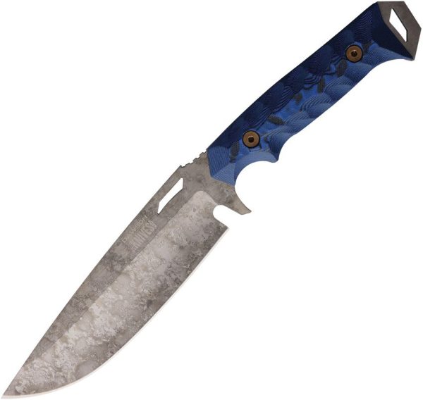 Dawson Knives Summit Fixed Blade CPM MagnaCut Black Blue