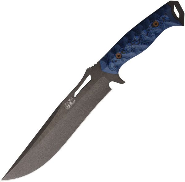 Dawson Knives Seraphim CP Fixed Blade - Blue G10 Bowie