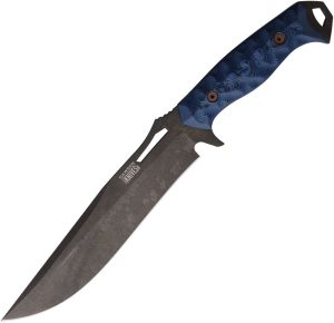 Dawson Knives Seraphim SP Fixed Blade - Blue G10 Bowie