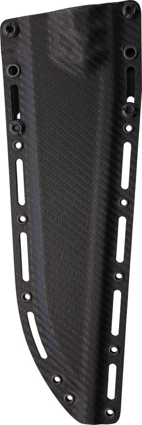 Dawson Knives Seraphim CP Fixed Blade - Red G10 Midnight