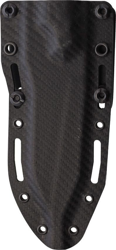 Dawson Knives Shepherd Fixed Blade - Black/White G10