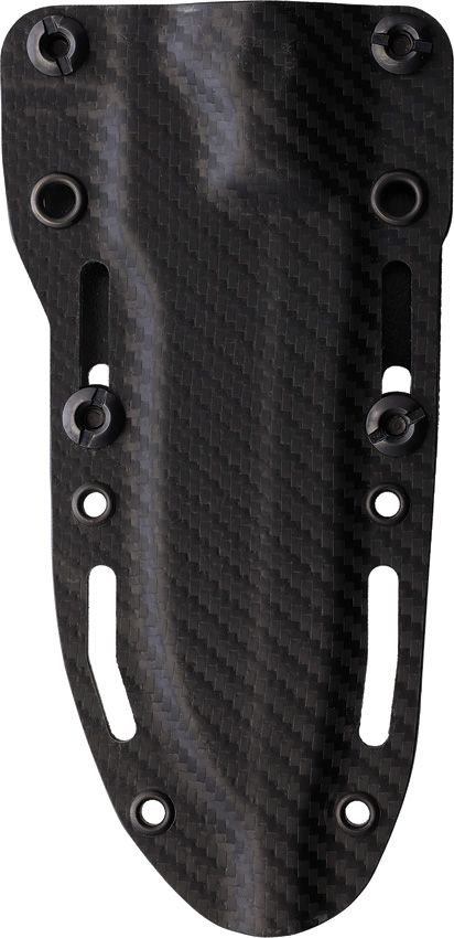 Dawson Knives Nomad Fixed Blade - Black/Red G10